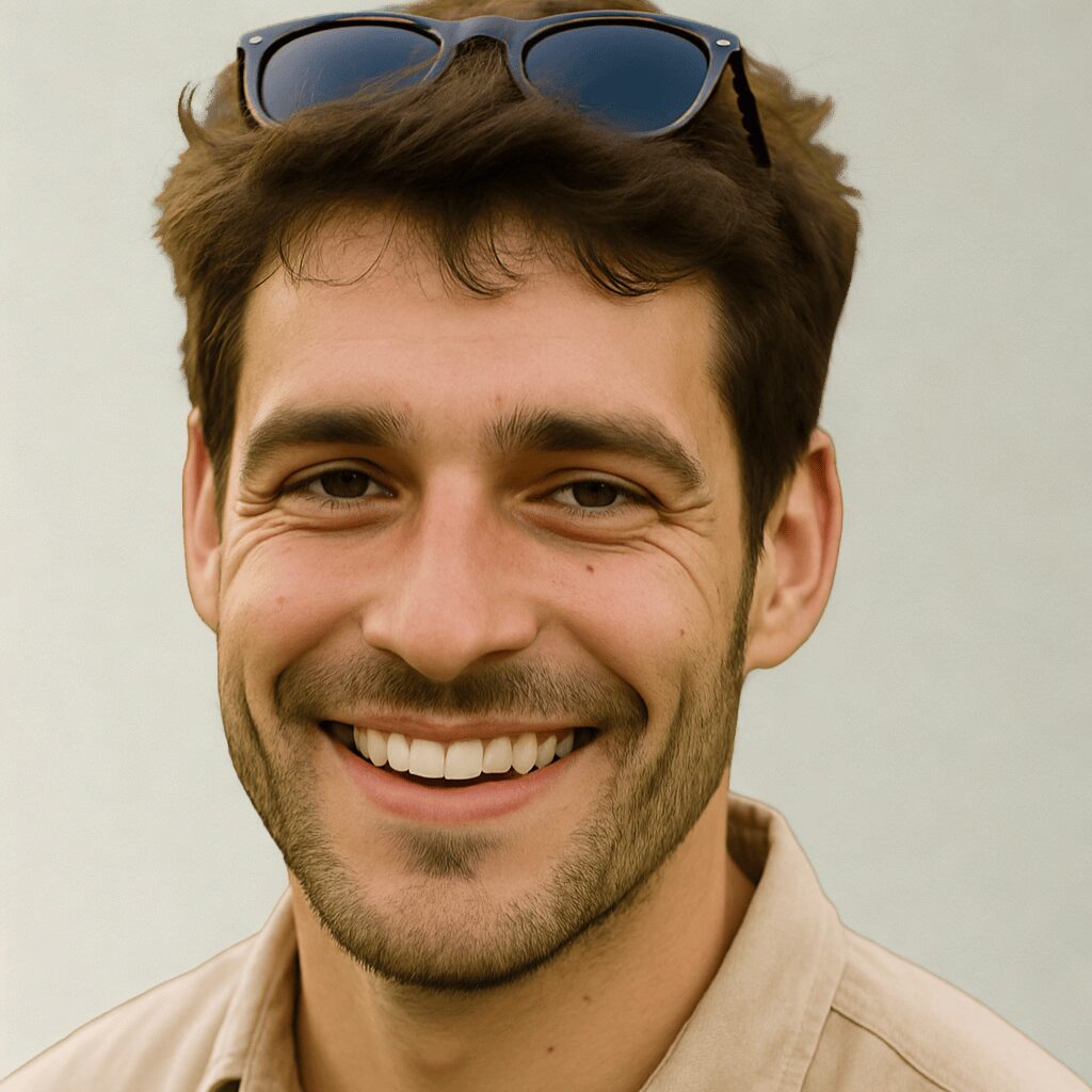 Photo de Louis M., apprenant satisfait des formations en hypnose et EFT de Well-Planify, souriant et détendu.