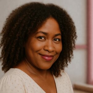 Portrait de Christelle, ancienne apprenante Well-Planify devenue hypnothérapeute après une reconversion professionnelle réussie en hypnose Ericksonienne.