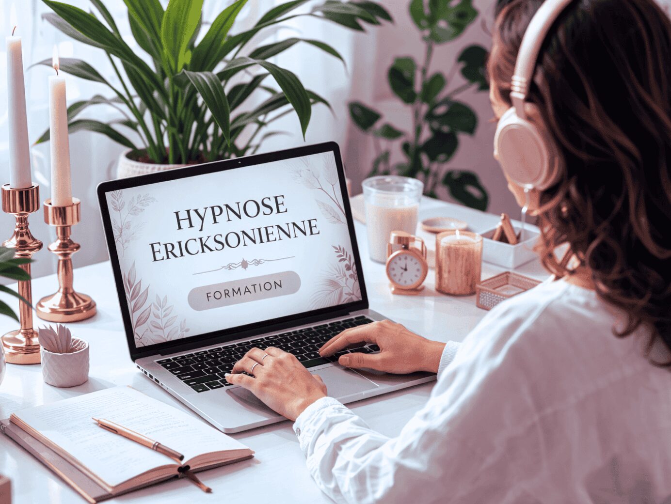 apprendre l’hypnose ericksonienne en formation en ligne sur ordinateur