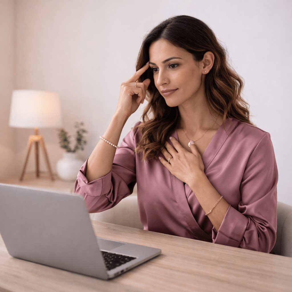 Praticienne EFT en ligne accompagnant le changement émotionnel avec la technique de libération émotionnelle