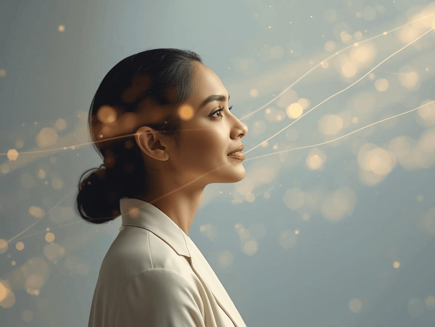 Hypnothérapeute en posture professionnelle illustrant la réussite et les revenus du métier